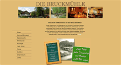 Desktop Screenshot of diebruckmuehle.de